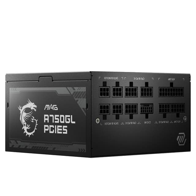 Detalle 2 de MSI MAG A750GL fuente 750 W 80 PLUS Gold modular 🔌