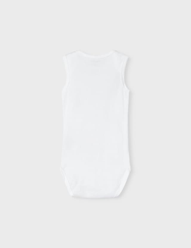 Thumbnail 1 de NAME IT Unisex Baby Nbnbody 3p Tank White 3er Pack