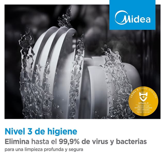 Thumbnail 2 de Midea MDWPF1433CSS-W-EU lavavajillas 14 servicios