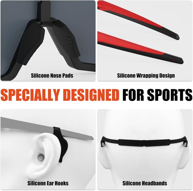 Thumbnail 5 de X-TIGER Fahrradbrille Sportträger mit Wechselgläsern