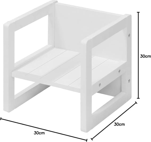 Thumbnail 12 de roba Silla Infantil Blanca Reversible con 3 Alturas