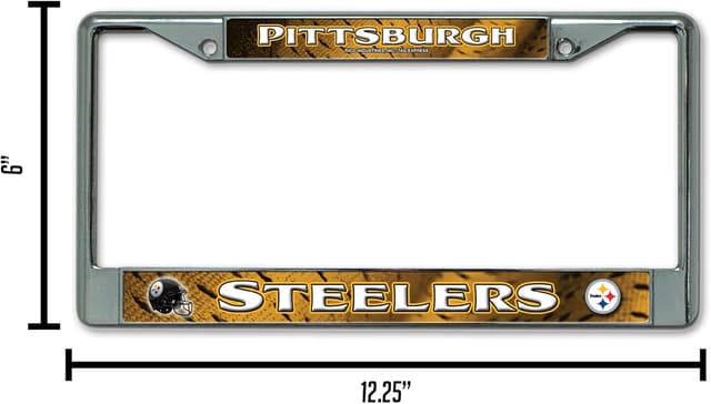 Detalle 2 de NCAA Rico Industries Standard Chrome License Plate Frame (Florida Gators) — 6 x 12.25 in