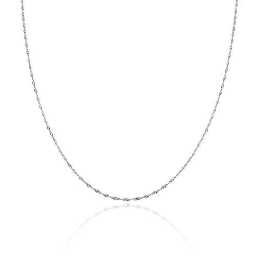 Detalle de GD GOOD.designs cadena de plata 925 para mujer (sin colgante) 1,3 mm, varias longitudes