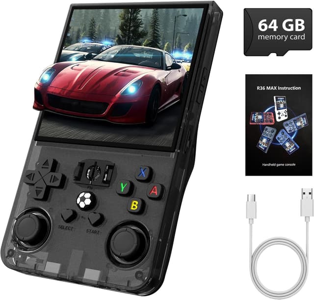 Detalle de xiskt R36MAX Retro-Handheld Konsole 4,0 Zoll