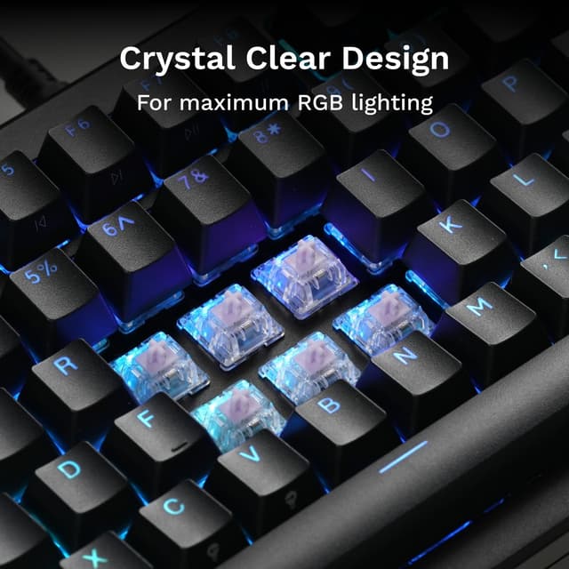 Detalle 2 de GLORIOUS Gaming Mako : lot de 110 switches tactiles ultralégers pour claviers hot-swap à 5 broches