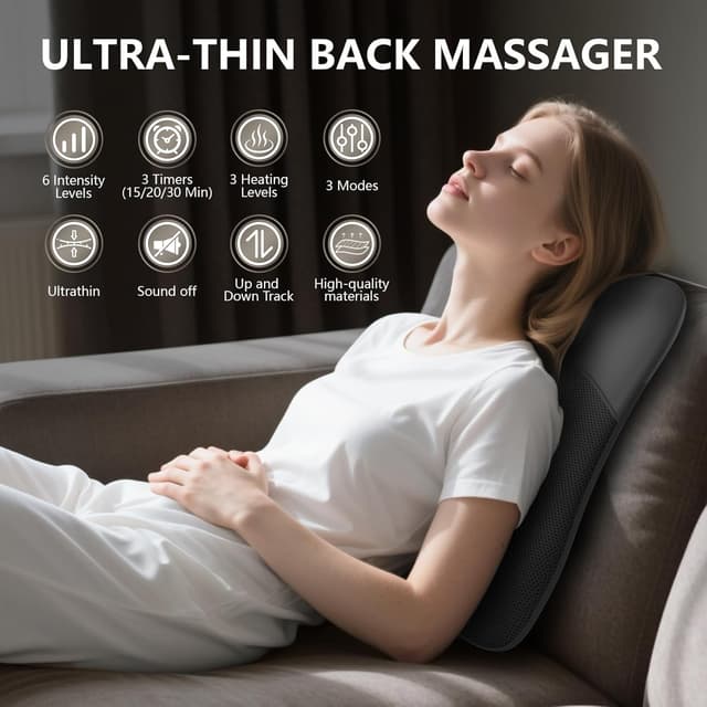 Detalle 2 de Back Massager heat 4D kneading 0.75in