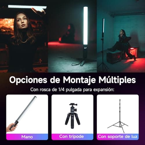 Thumbnail 5 de Rollei Lumis Glow lampada LED RGB 256 colori per fotografia