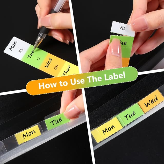 Detalle de Brencco 13-Pocket Expanding File Organiser (A4) with Index Labels