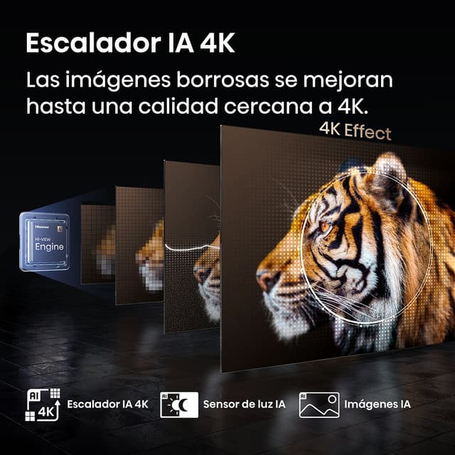 Detalle 2 de Hisense 85E7Q Pro TV QLED 4K UHD