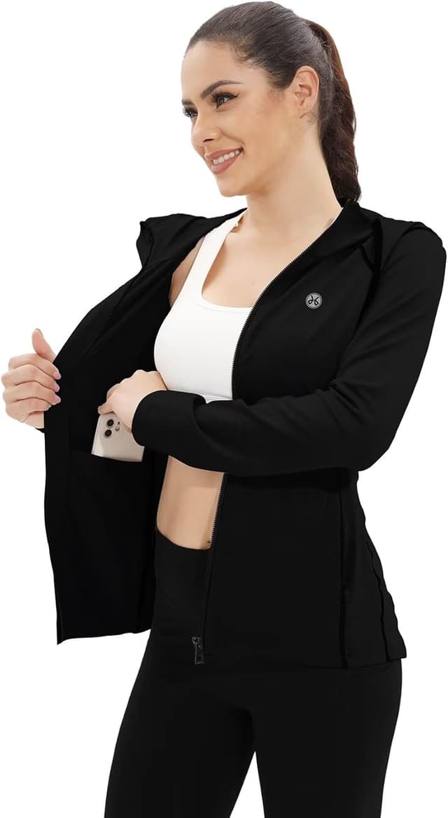 Thumbnail 3 de HDTIYUYP Womens UPF Sports Jacket Long Sleeve