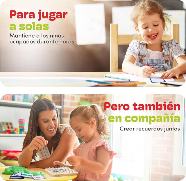 Thumbnail 4 de CUBIDI Geobard de Madera Montessori 34 tarjetas