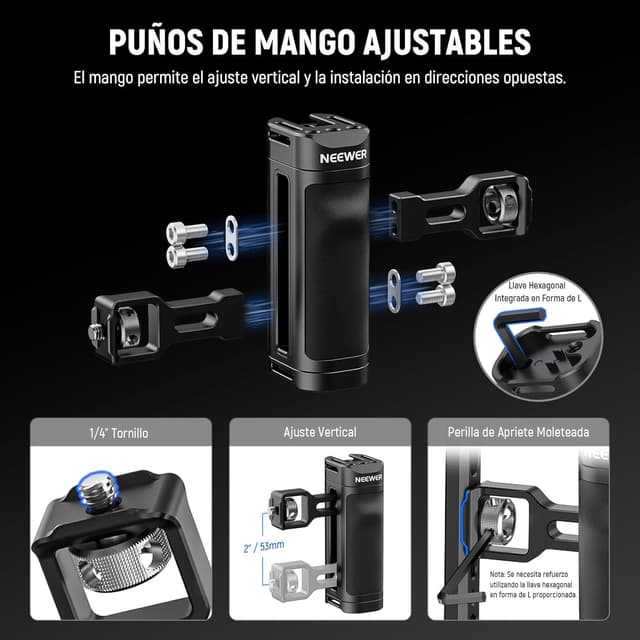 Detalle 2 de NEEWER Universal Phone Rig con Disparador Bluetooth