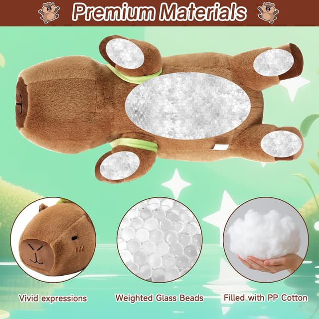 Thumbnail 6 de SQEQE Capybara Kuscheltier 25 cm