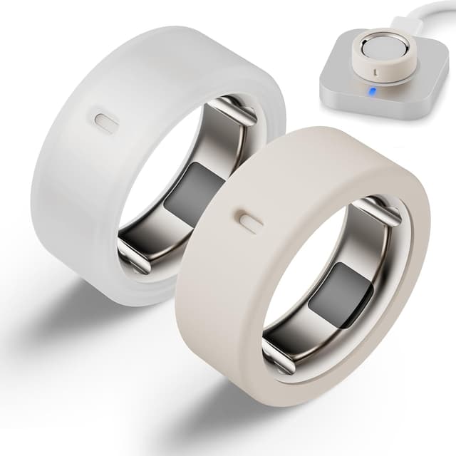 Detalle de Snyeest Oura Ring 4 / Ring 4 Ceramic / Ring Gen 3 silicone protector cover (clear + starlight)