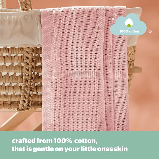 Detalle de Silentnight Safe Nights baby blanket 2 pack