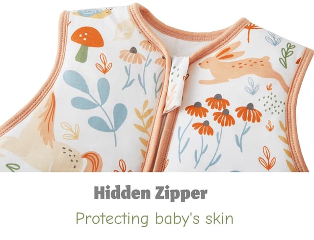 Detalle de Chilsuessy Baby Schlafsack mit Füßen 3,5 Tog aus Soft-Baumwolle (Einhorn Rosa), 90 cm für 95–105 cm Körpergröße