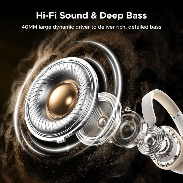 Thumbnail 6 de UGREEN Wireless Headphones Hybrid ANC 75H Playtime 📧