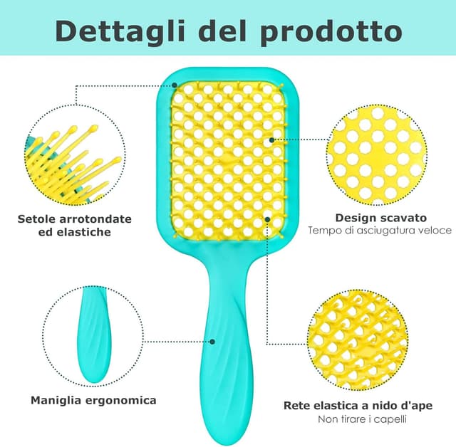 Detalle 2 de SHINLEA Spazzola Districante Capelli