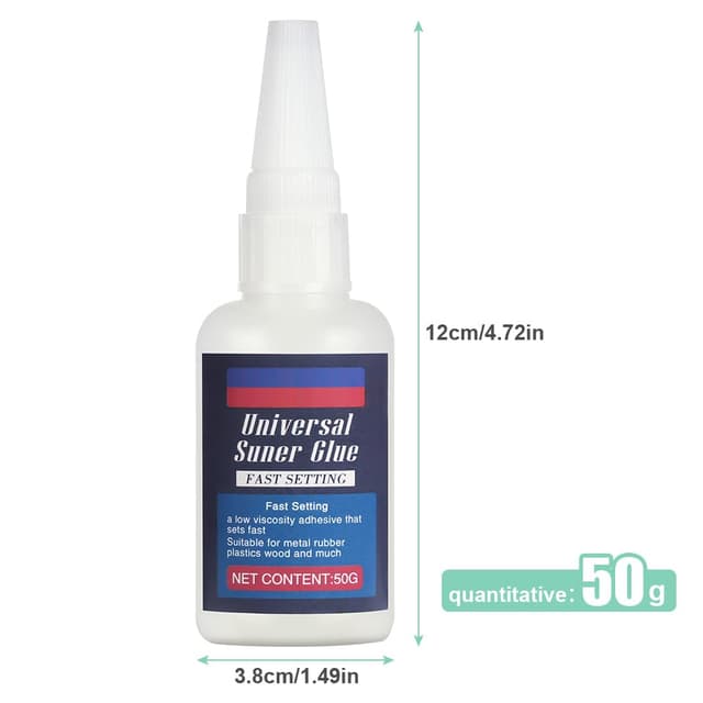 Detalle de Flintronic Super Colla 50 g (3 pezzi) extra forte all’olio ad asciugatura ultra-rapida