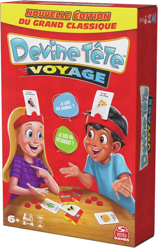 Thumbnail 6 de Devine Tête Voyage – Jeu de société Spin Master Games (famille) – Bandeaux et devinettes, version française