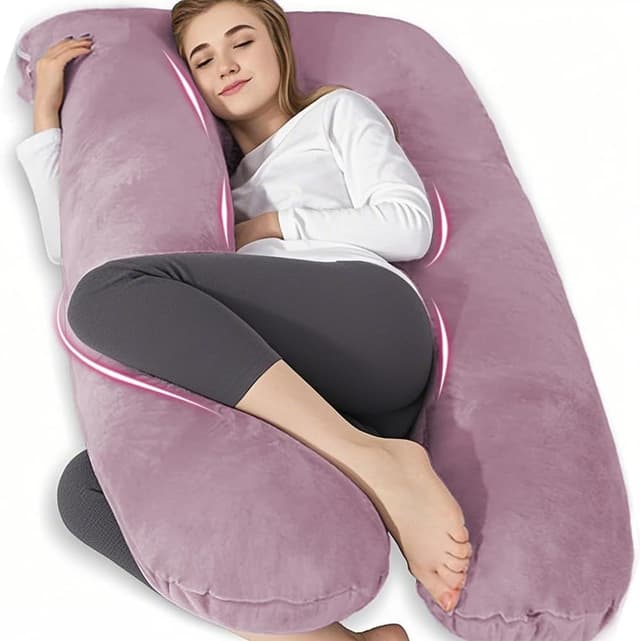 Imagen de Chilling Home 55-inch U-shaped maternity pillow en OfertitasTOP