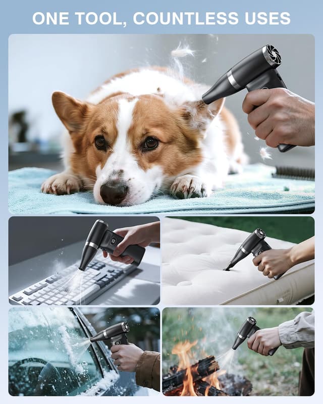 Detalle 1 de GANDASHI Druckluft Air Duster 60 MPH