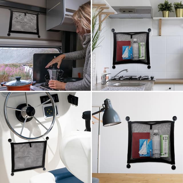 Thumbnail 4 de VEHIRIE Unelastisch Aufbewahrungsnetz 40 x 35 cm