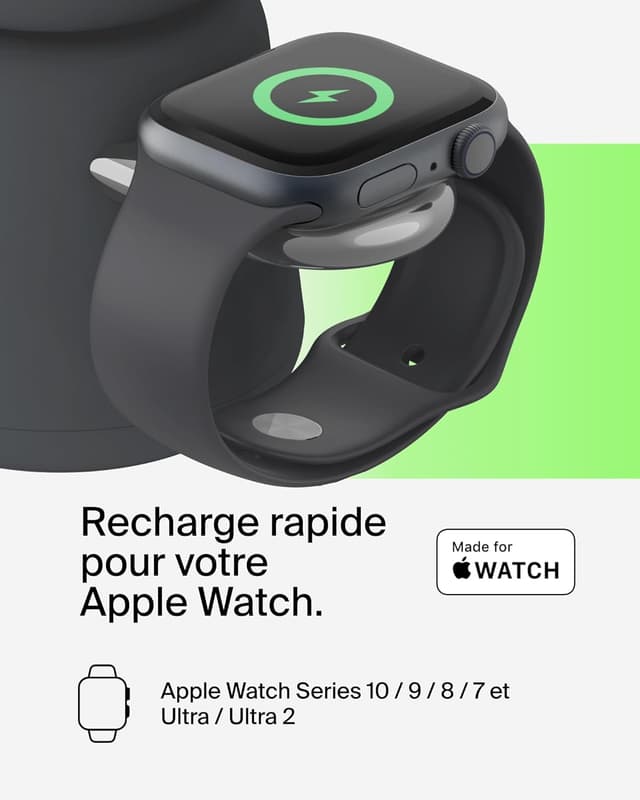 Thumbnail 3 de Belkin BoostCharge Pro Station 2-en-1 Qi2