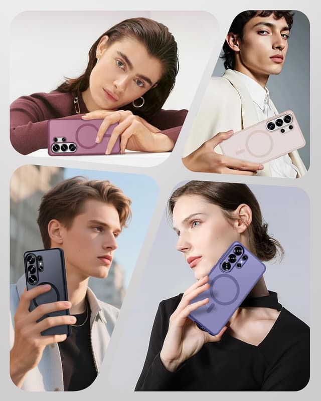 Thumbnail 6 de TOCOL Magnetic Case for Samsung Galaxy S26 Ultra (6.9-inch) with Built-in Magnetic Ring, MagSafe fit, Slim Translucent Matte Back