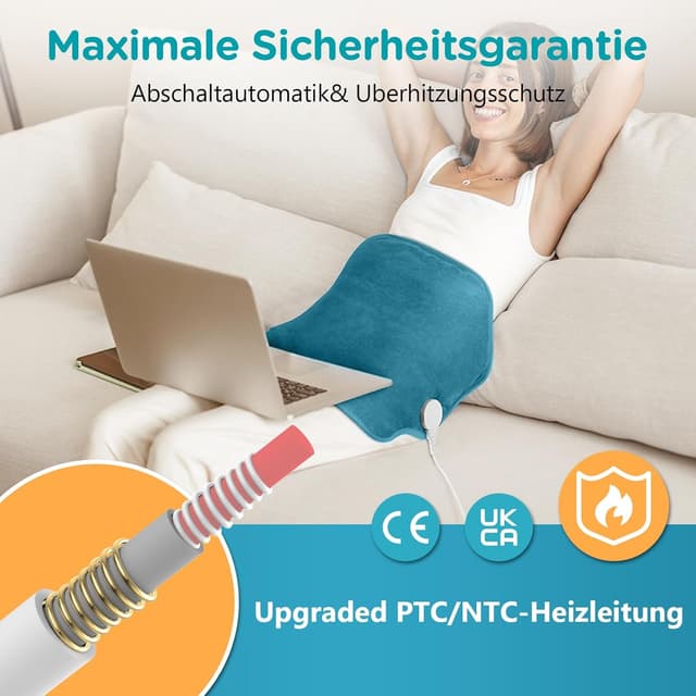 Detalle 2 de Comfytemp Heizkissen Rücken 39x61 cm