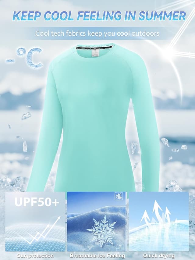 Detalle 2 de Damen Rash Guard UPF 50+ mit SPF 50+