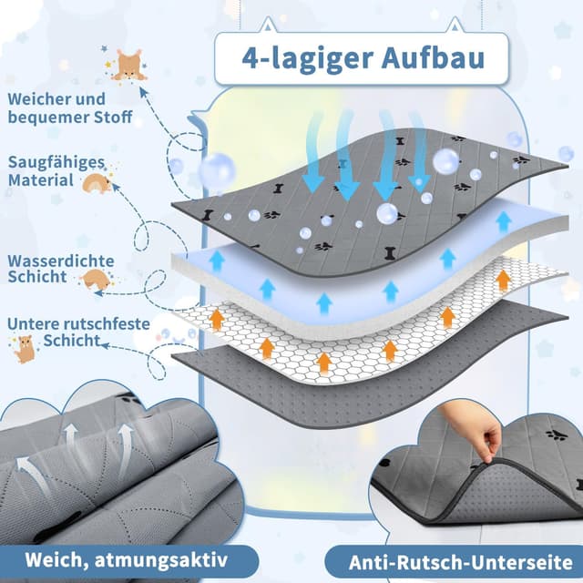 Thumbnail 2 de PIPI Pads Meerschweinchen 50x70 cm 4-Lagen