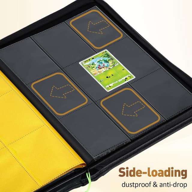 Thumbnail 4 de Euqvunn Raccoglitore Carte con Cerniera 24 Fogli 432 Tasche