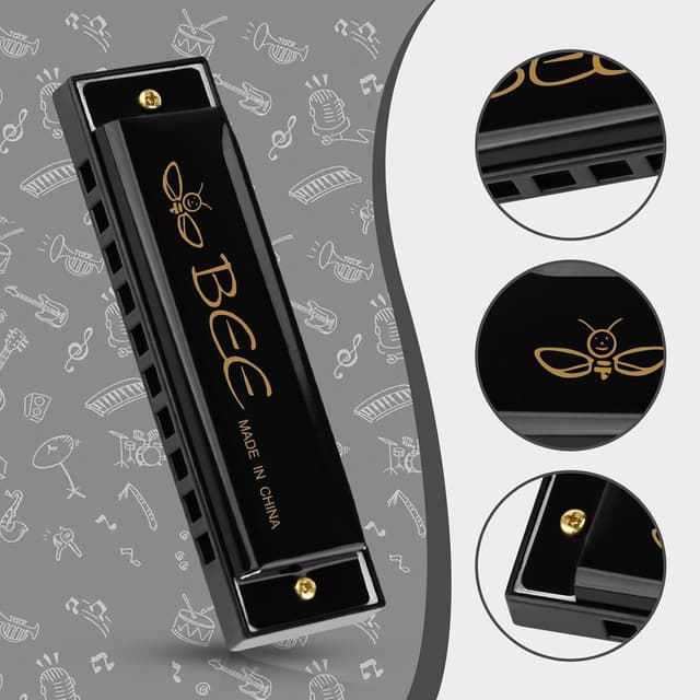 Thumbnail 2 de DASHUAIGE Blues Harmonica 10-hole C 🎵