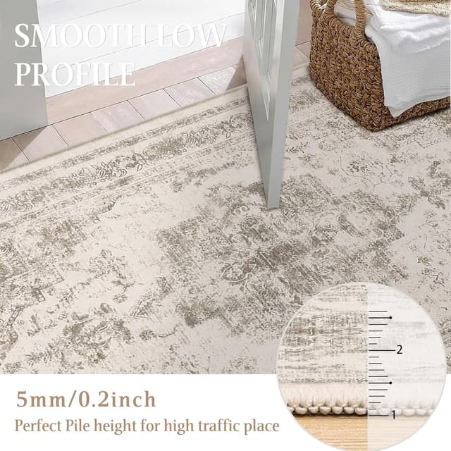 Thumbnail 6 de HUGEAR Vintage Beige Rug 240x300cm