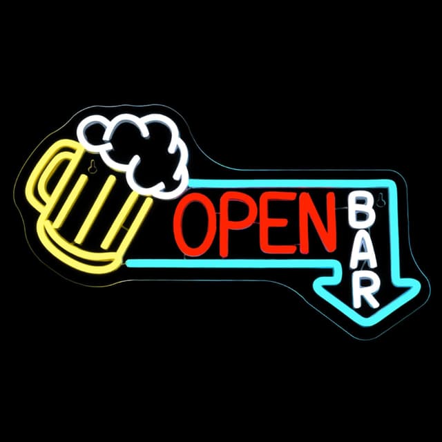 Thumbnail 6 de Looklight Cold Beer Neon Schild 🪧