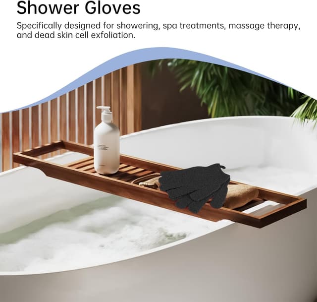 Thumbnail 6 de Gants de douche exfoliants Anei, lot 6