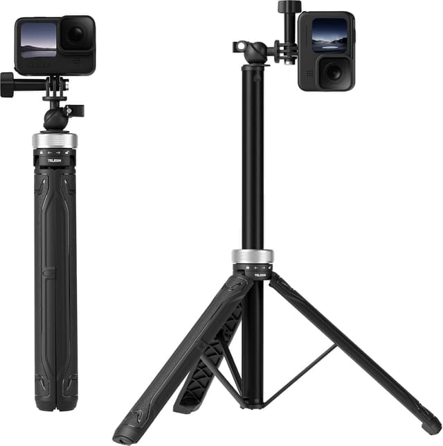 Imagen de TELESIN 360° Selfie-Stick Stativ für Actioncams en OfertitasTOP