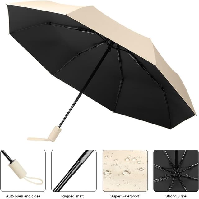 Detalle de Aolso parapluie de voyage anti-tempête