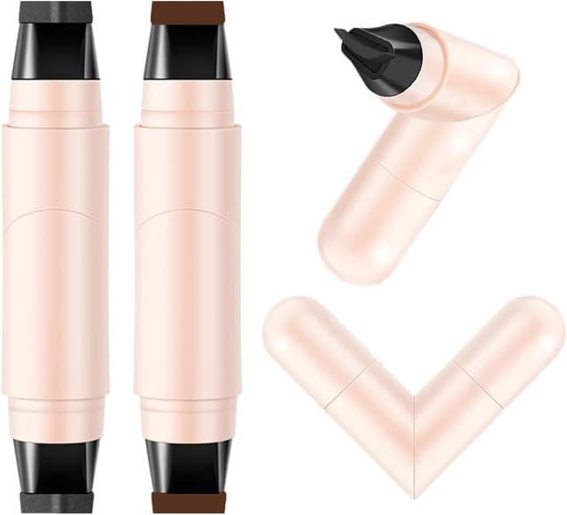 Detalle de Set Sitovely da 2 matite eyeliner in gel con timbro pieghevole e stencil per occhi di gatto