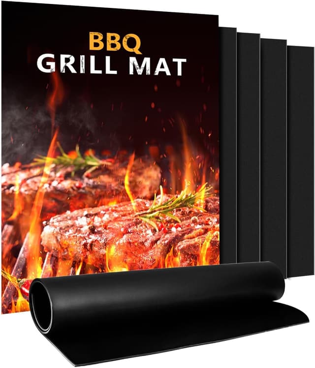 Detalle de BBQ Grillmatte für Gasgrill 5er Set