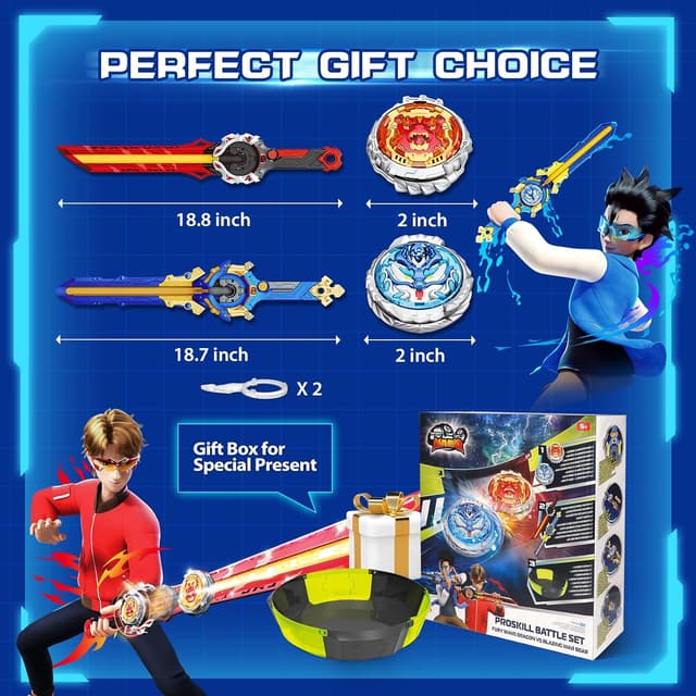 Detalle 2 de Infinity NADO Peonza Battle Arena Set 2 piezas