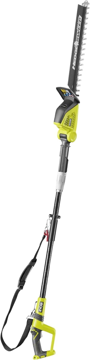 Detalle de Ryobi OPT1845 cordless pole hedge trimmer