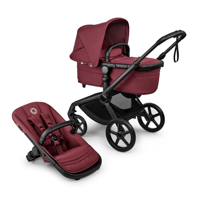 Detalle 2 de Bugaboo Fox 5 Renew Pack verano rojo granate 🎠