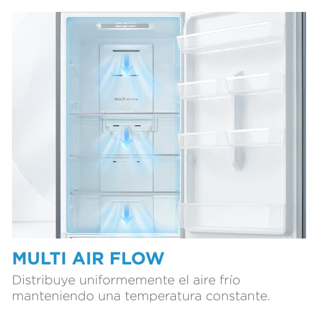 Detalle 2 de Midea MDRB424FGE01OE frigorífico combi Total No Frost reacondicionado Grado C (310 L)