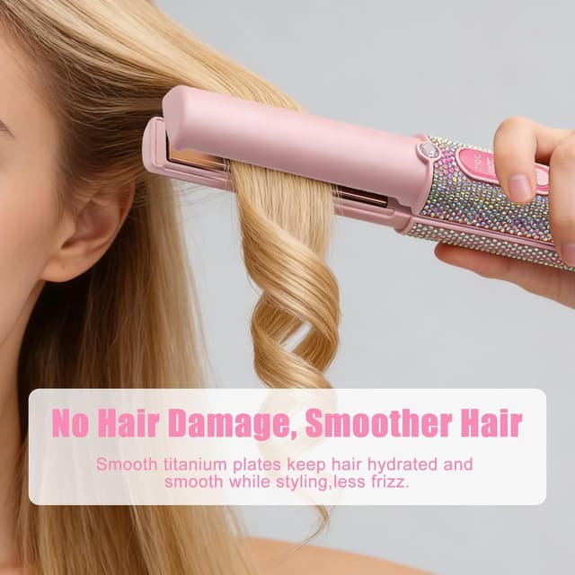 Detalle 2 de HUAJUN Mini Glätteisen kabellos 5000 mAh