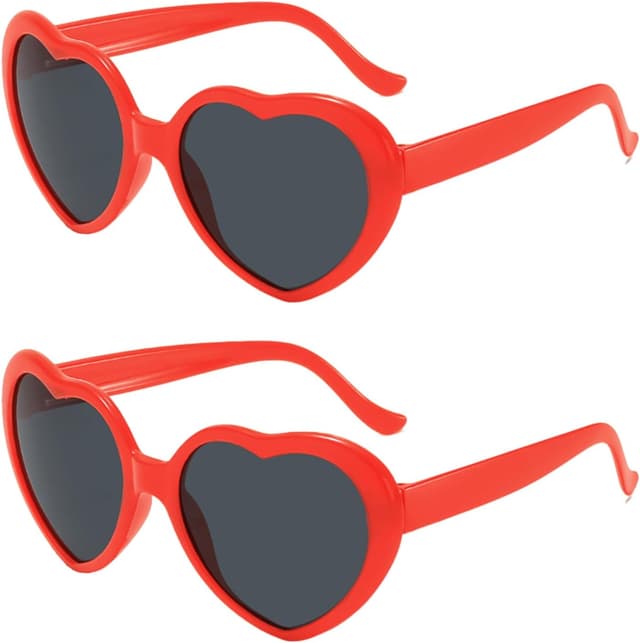 Imagen de TRACOMPAN Red Heart Sunglasses en OfertitasTOP