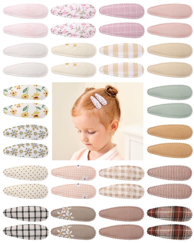 Imagen de doboi 40Pcs Toddler Hair Clips 2.2in en OfertitasTOP