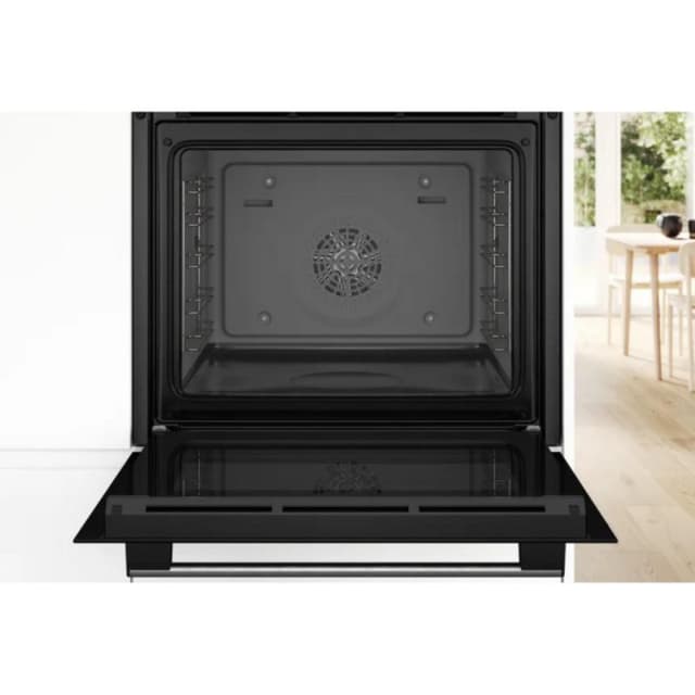 Detalle de Bosch HRG572ES3 71L Negro Horno 3D Hotair Pirolisis