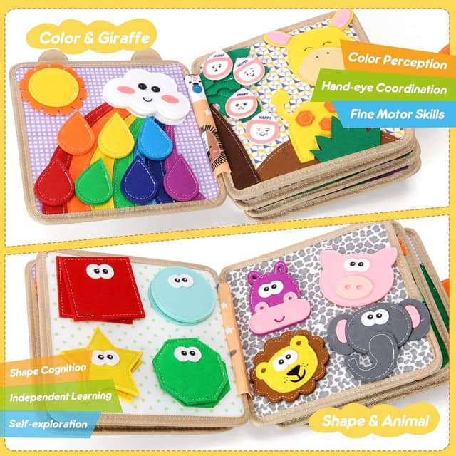 Detalle de KETIEE Busy Board Montessori ab 1 Jahr